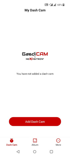 Android application GaadiCAM screenshort