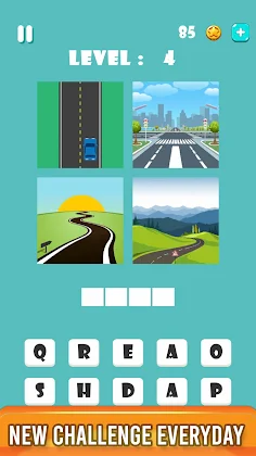 4 Pics 1 Word Fun Quiz Games - Screenshot 3