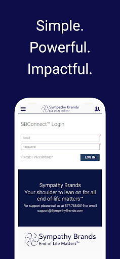 Android application Sympathy Brands screenshort