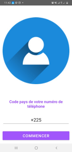 Android application Contacts manager screenshort