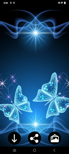 Neon Butterflies Wallpapers Screen 3