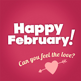 Happy February images icon