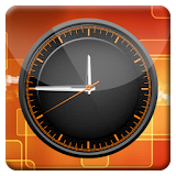 Olive Orange HD Analog Clock icon