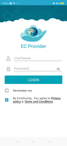 EC Provider Screen 2