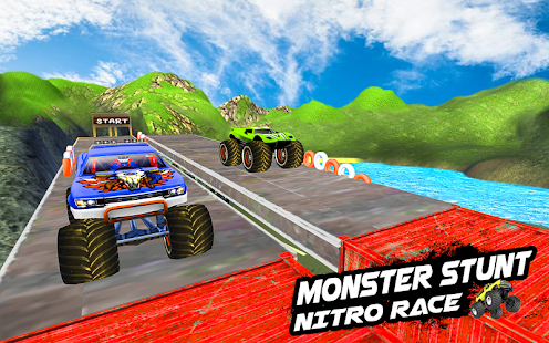 Mega Ramp Monster Truck Racing Screenshot