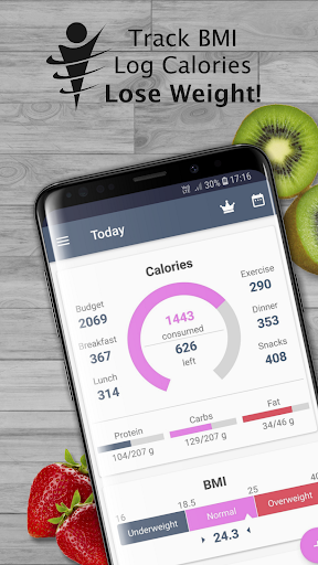 Android application Calorie Counter CalPal – Food screenshort
