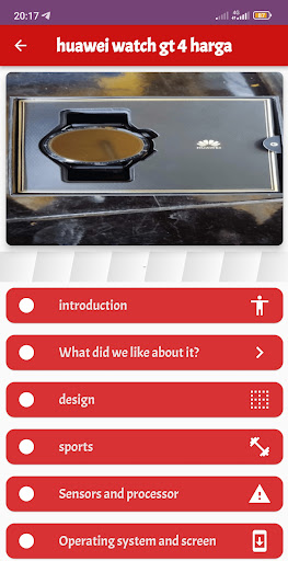 Android application huawei watch gt 4 harga guide screenshort
