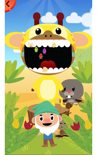 ANIMAL BRUSHING TEETH for kids