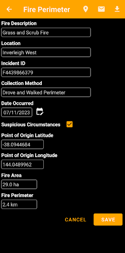 Fire Edge Mapper Screen 2