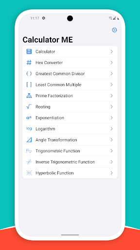 Android application Calculator ME screenshort