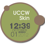 Cover Image of ดาวน์โหลด Typography UCCW skin  APK