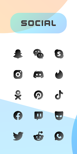 CHIC DARK Icon Pack Screen 3