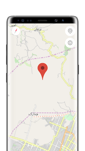 Android application Karaj Offline Map screenshort