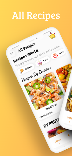 Screenshot of All Food Recipes Offline