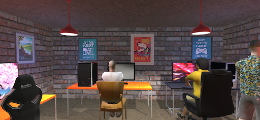 Gamer Cafe Job Simulator apkpoly screenshots 2