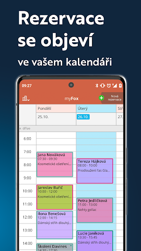 myFox - rezervační systém Screen 2