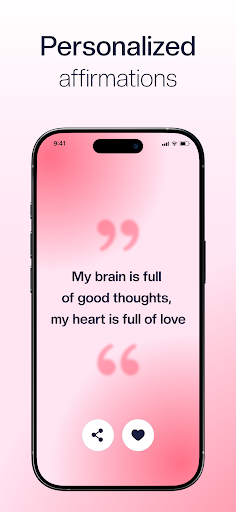 Screenshot of Daily Affirmations・Positive Me