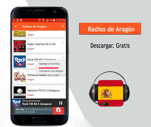 Radios de Aragon Screen 3