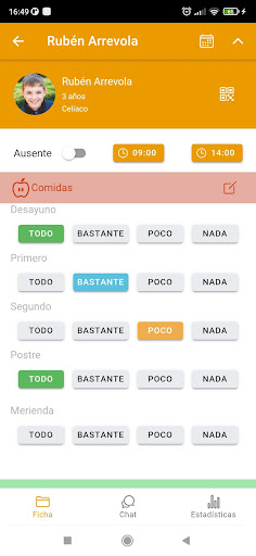 KinderClose Profesor Screen 2