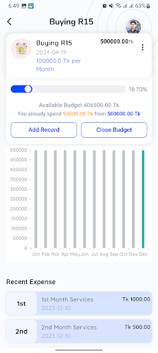 Budget Buddy Screen 3