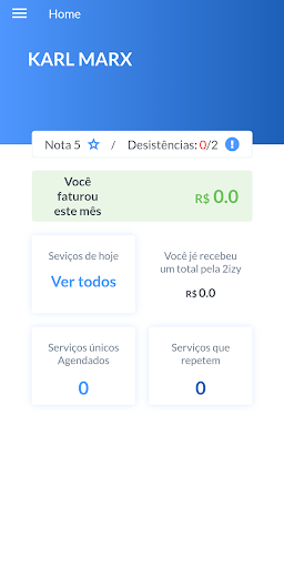 2izy - Profissionais Screen 2