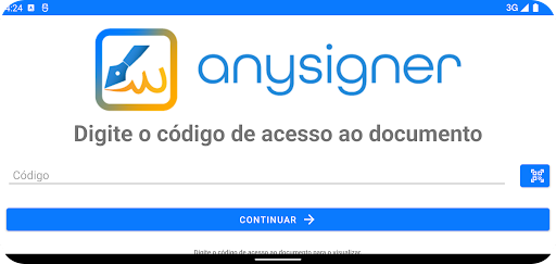 Android application AnySigner screenshort