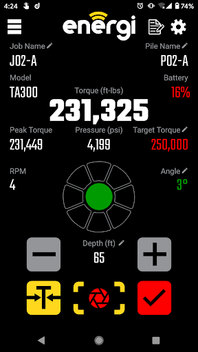 Energi Torque Management Screen 3