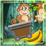 Monkey Cart Jungle Run icon