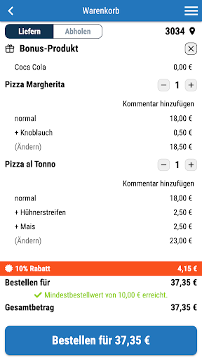 Pizzeria New York Screen 2