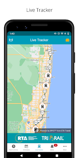 Android application Tri-Rail screenshort