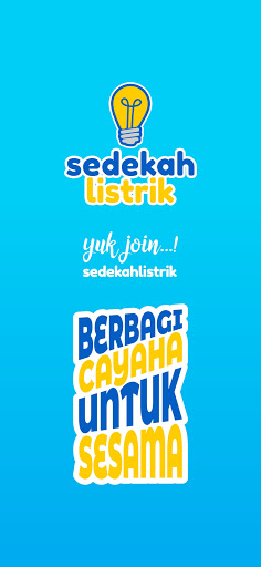Android application Sedekah Listrik screenshort
