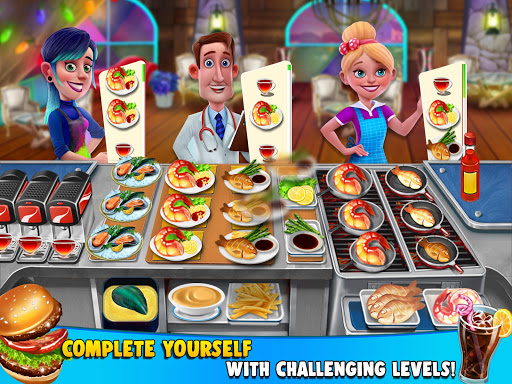 Code Triche La vie de la cuisine: Jeux de cuisine du chef  APK MOD (Astuce) screenshots 3