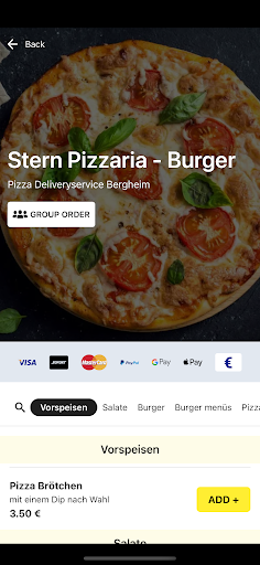 Stern Pizzaria- Burger Screen 2