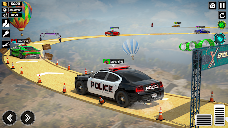 US Police Car Stunt Games 2023