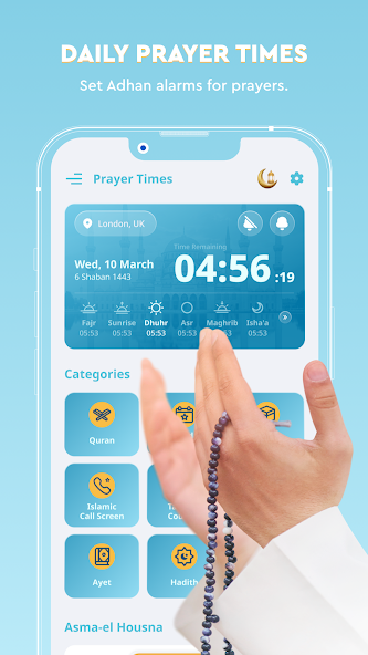 Prayer Time, Qibla, Azan Alarm Snapshots 25