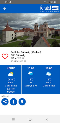feratel webcams Screen 2