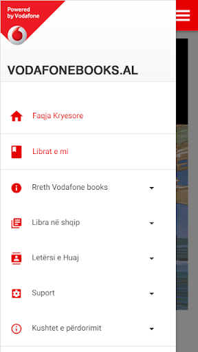 Vodafone Books Screen 2
