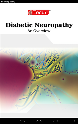 Android application Diabetic Neuropathy screenshort