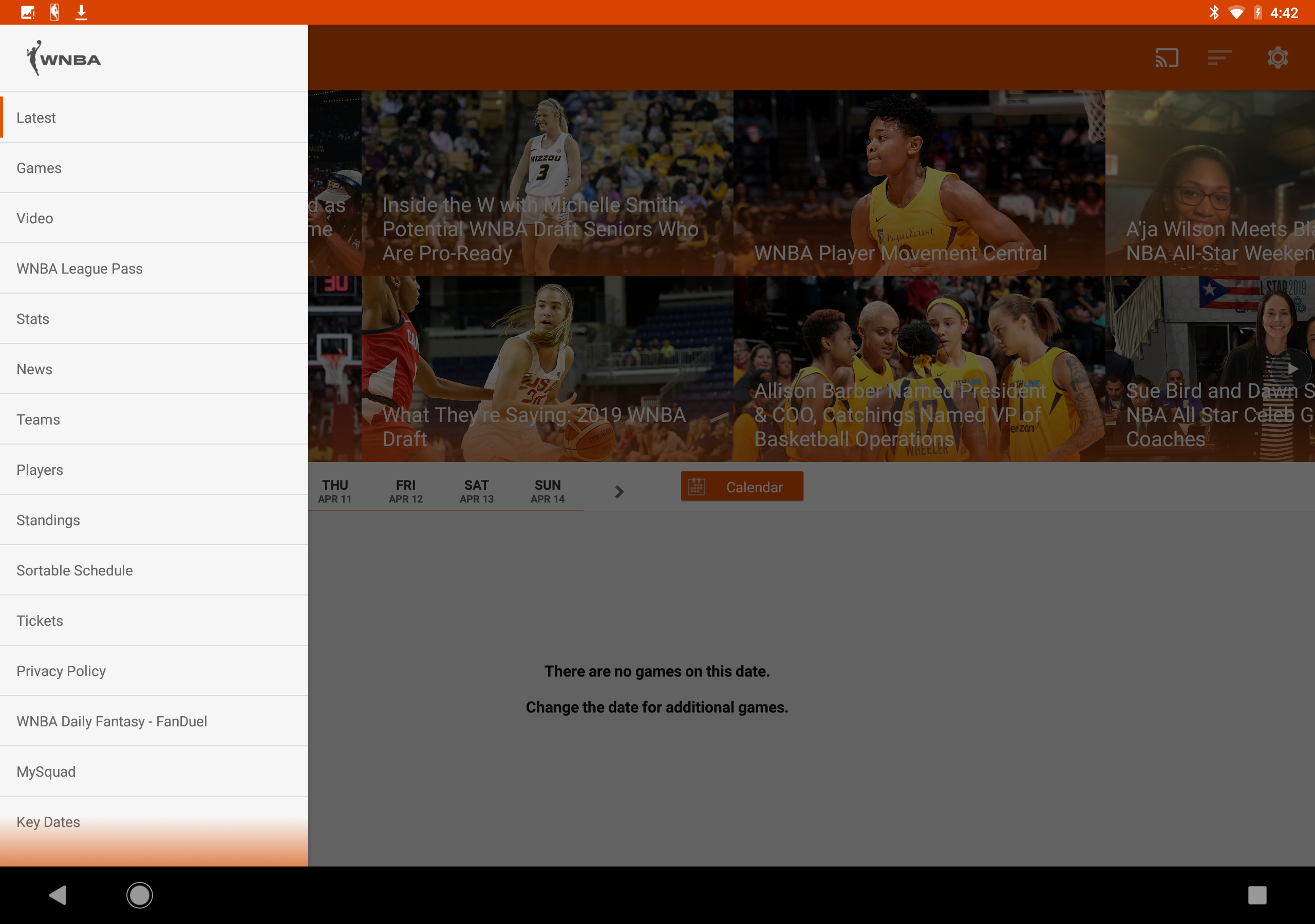 WNBA Live Basketball Games Scores