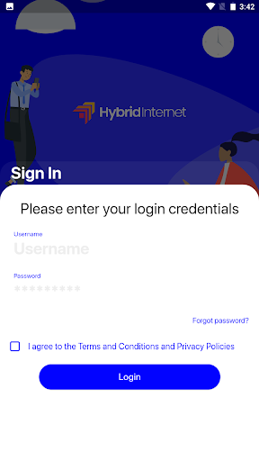Hybrid Internet - MyApp Screen 2
