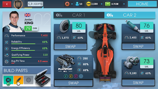Motorsport Manager Racing v2021.1.4 MOD (No need to watch ads to get rewards) APK