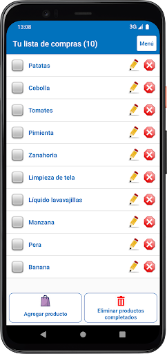 Vista previa de la aplicación