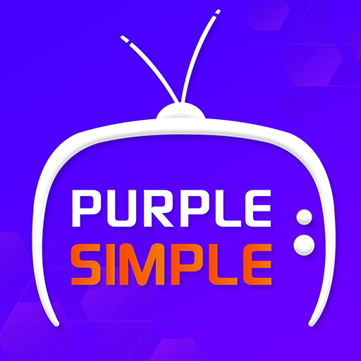 Purple Simple - IPTV Player  Icon