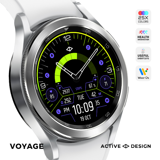 Android application Voyage Hybrid Watch Face screenshort