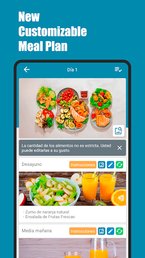 Android application Dissociated diet | Weight loss screenshort