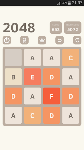 2048 Alphabet Screen 3