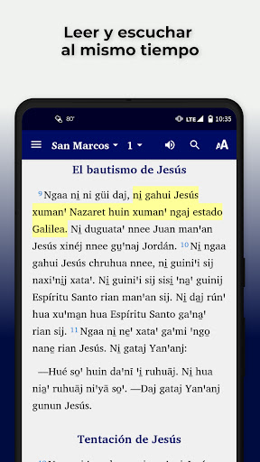 Android application Triqui Itunyoso Bible screenshort