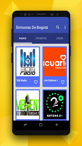 Android application Emisoras De Bogota Colombia screenshort