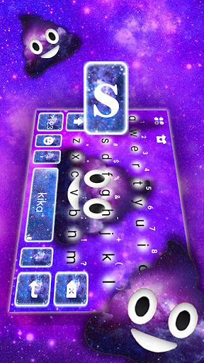 Galaxy Poop Keyboard Theme Screen 2