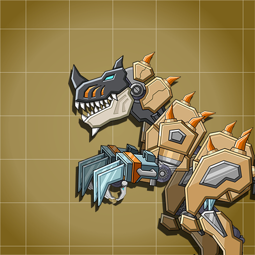 Desert T-Rex Robot Dino Army  Icon